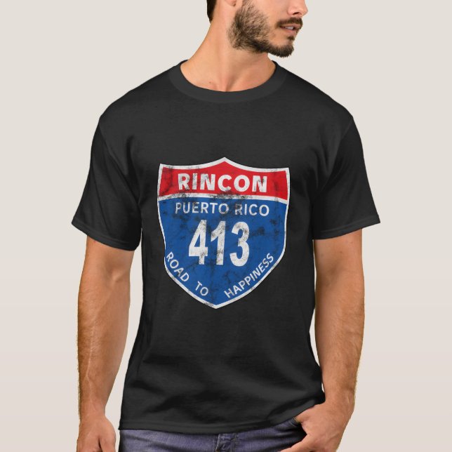 Camiseta Rincon Road To Hapess 413 Surf Rincon Beach (Anverso)
