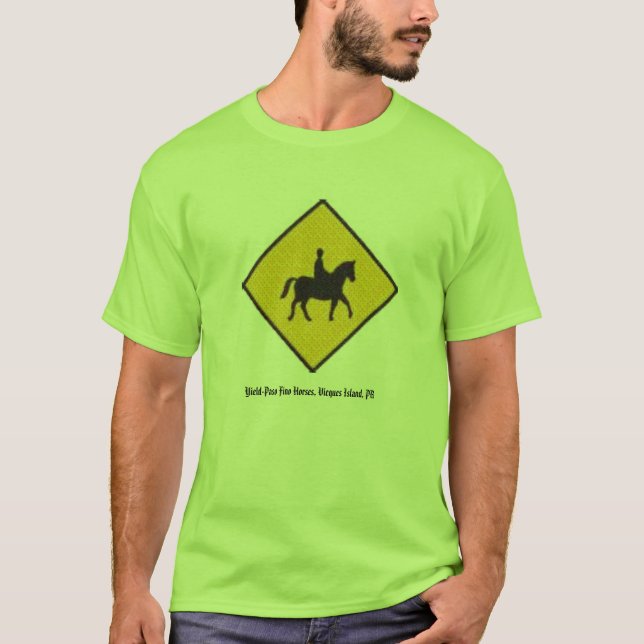 Camiseta rinda para los caballos, caballos de Fino de la (Anverso)