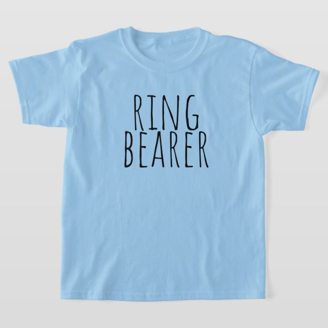 Camiseta Ring Bearer Bridal Party Wedding (Distribución)