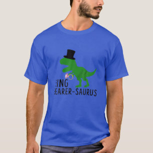Camiseta Ring Bearer Saurus Funny Boda Dinosaur Todd