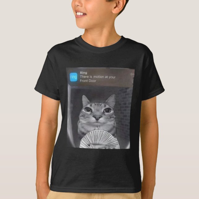 Camiseta Ring Cat Con Motion Meme (Anverso)