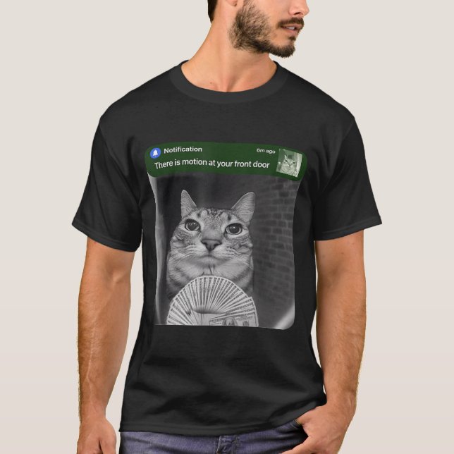 Camiseta Ring Cat With Motion Meme  (Anverso)