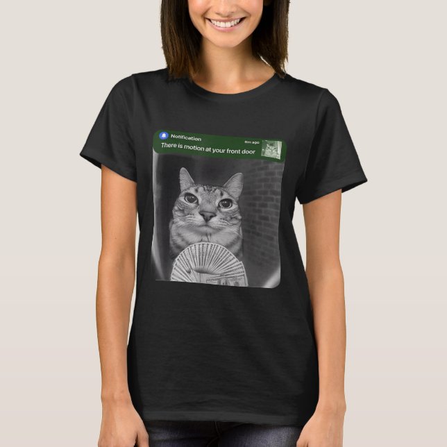 Camiseta Ring Cat With Motion Meme  (Anverso)