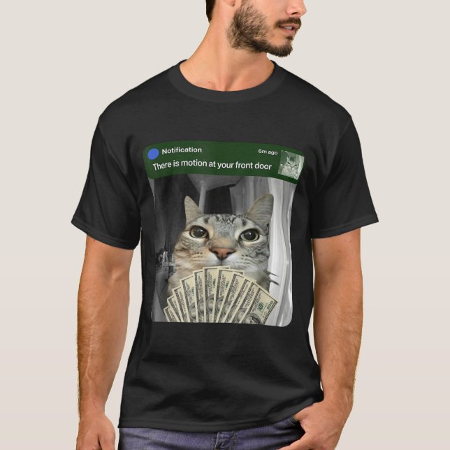 Camiseta Ring Cat With Motion Meme  (Anverso)