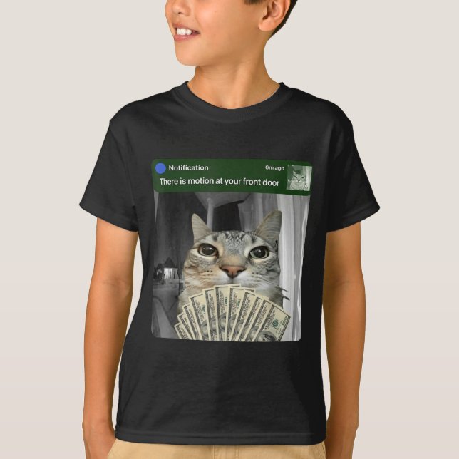 Camiseta Ring Cat With Motion Meme  (Anverso)