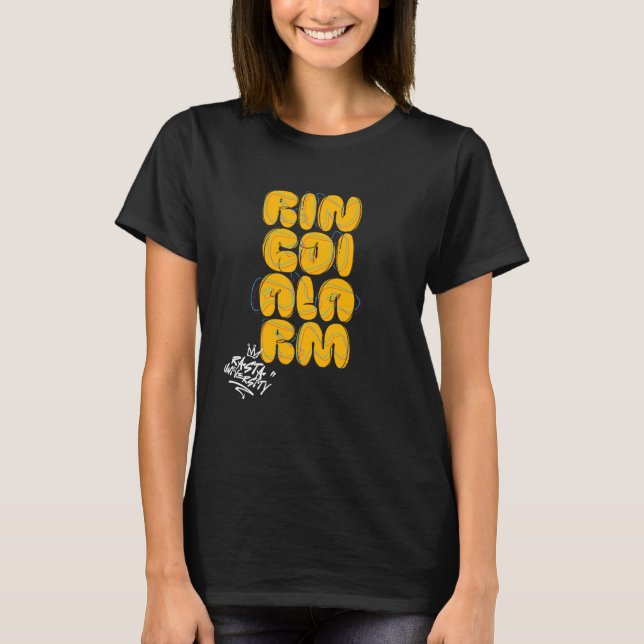 Camiseta Ring Di Alarm Graffiti Style Regg (Anverso)