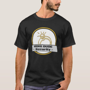 Camiseta Ring Dude Security Ring Bearer Boys Wedding Party