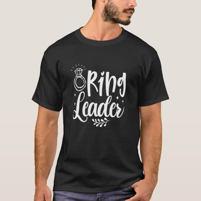 Camiseta Ring Leader Brier Shower Bachelorette Party Match (Anverso)