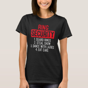 Camiseta Ring Seguridad Shirer Ring Bearer Bodas Deberes Li