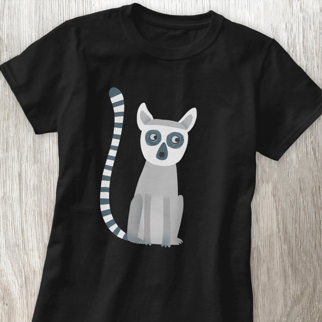 Camiseta Ring Tail Lemur (Fun Ring Tailed Lemur t-shirt)