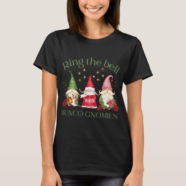 Camiseta Ring the Bell Bunco Gnomies Navidades Bunco Gnomes (Anverso)