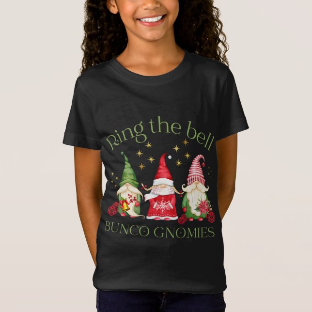 Camiseta Ring the Bell Bunco Gnomies Navidades Bunco Gnomes (Anverso)