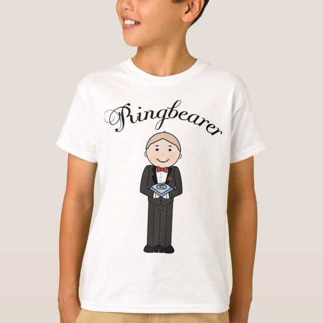 Camiseta Ringbearer Kids Tee Shirt (Anverso)
