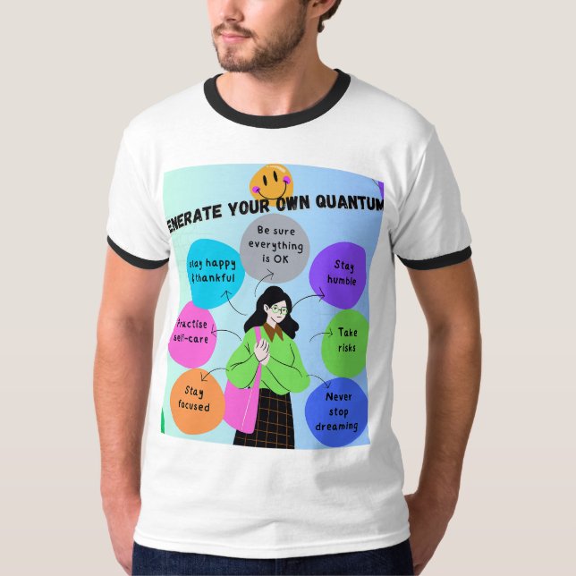 Camiseta ringer básica para hombre (Anverso)