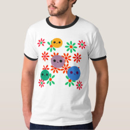 Camiseta ringer básica para hombre