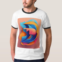 Camiseta ringer básica para hombre