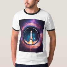 Camiseta ringer básica para hombre