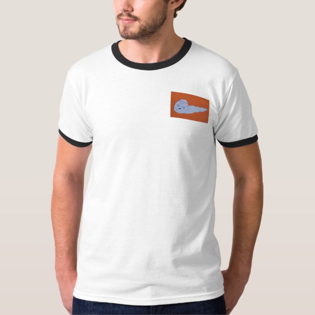 Camiseta Ringer Básico de los hombres (Anverso)
