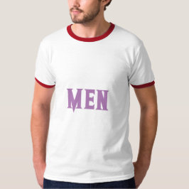 Camiseta Ringer básico de los hombres Personalizado de colo
