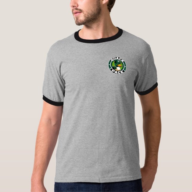 Camiseta Ringer de RF Ducks Quack Pack (Anverso)