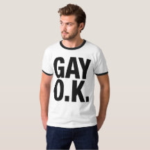 Camiseta Ringer, Gay OK