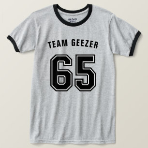 Camiseta Ringer número 65 a 2 lados