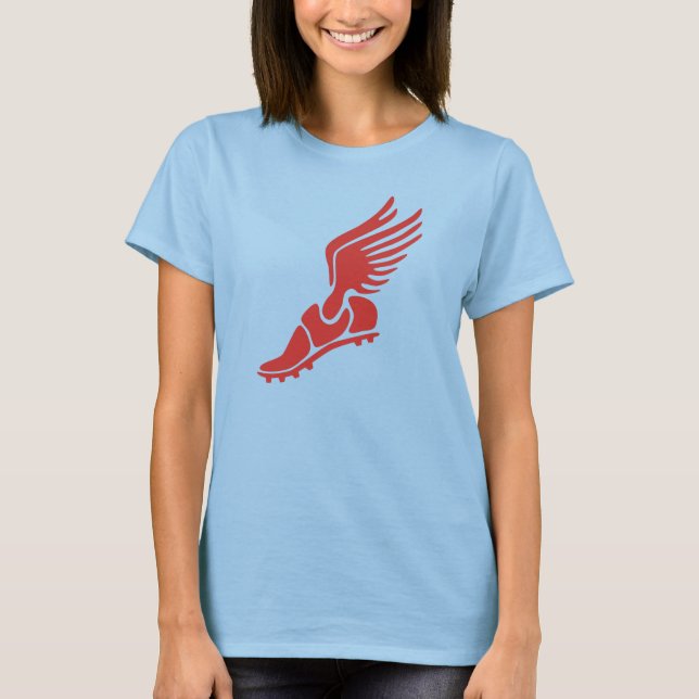 Camiseta Ringer para damas de mercurio CV (Anverso)