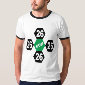 Camiseta Ringer para Hombres DISEÑO DEPORTE 26