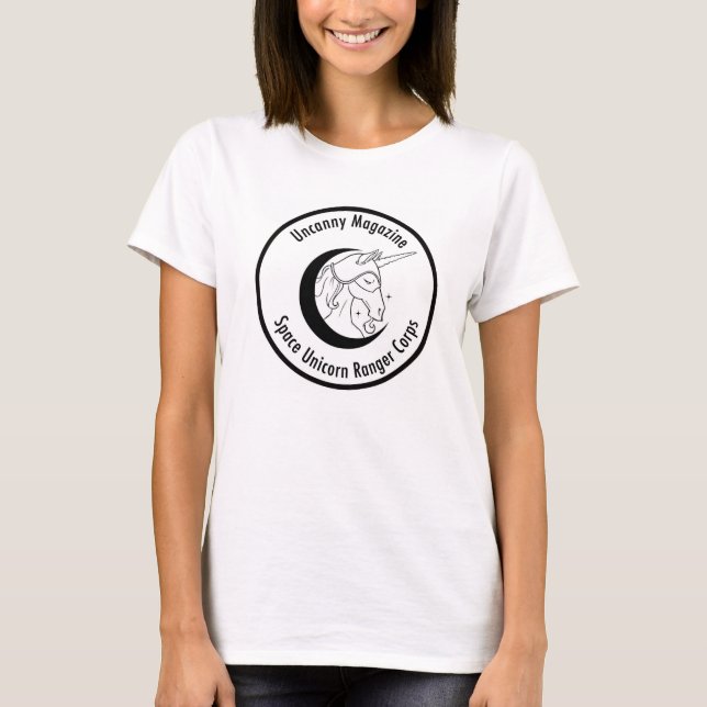 Camiseta Ringer T de Space Unicorn Ranger Corps (Anverso)