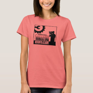 Camiseta Ringer Tee de "Periodismo ciudadano" para mujeres