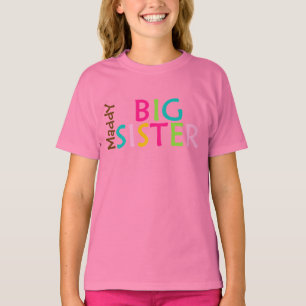 Camiseta Ringer Tee Shirt, Chicas Hermanas Grandes Personal