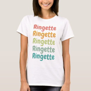 Camiseta Ringette Cute Retro Ringette Player Regalos