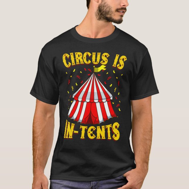 Camiseta Ringmaster Circus Event Staff Circus Tent (Anverso)