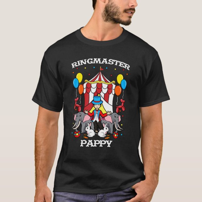 Camiseta Ringmaster Pappy Circus Event RingLeader Fat (Anverso)