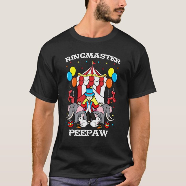 Camiseta Ringmaster Peepaw Circus Event Staff Ringader Gr (Anverso)