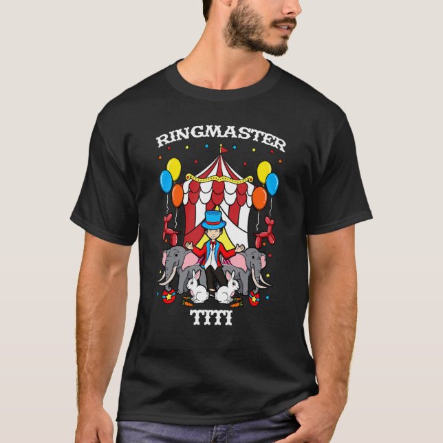 Camiseta Ringmaster Titi Circus (Anverso)