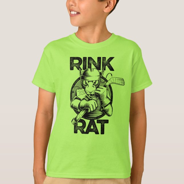 Camiseta Rink Rat de Hockey (Anverso)