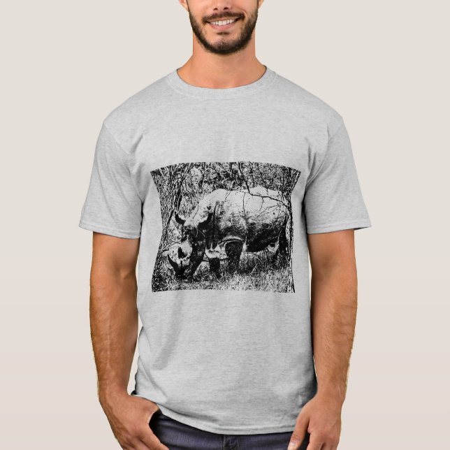 Camiseta rinoceronte (Anverso)