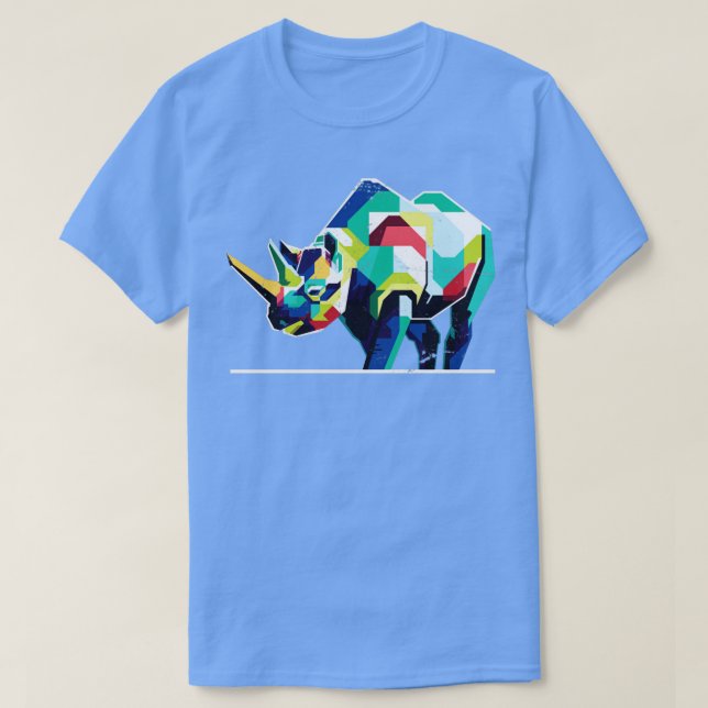 Camiseta Rinoceronte africano (Diseño del anverso)