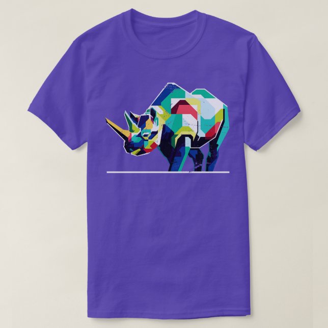 Camiseta Rinoceronte africano (Diseño del anverso)