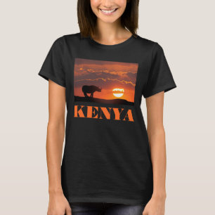 Camiseta Rinoceronte al atardecer, Masai Mara, Kenia