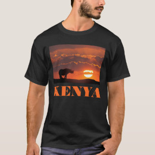 Camiseta Rinoceronte al atardecer, Masai Mara, Kenia