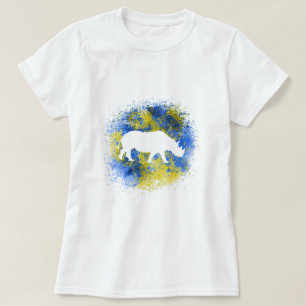 Camiseta Rinoceronte amarillo