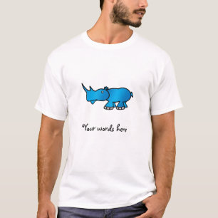 Camiseta Rinoceronte azul