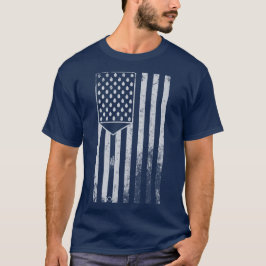 Camiseta Rinoceronte azul "Espatula de la bandera estadouni