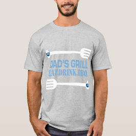 Camiseta Rinoceronte azul "Grill de papá"