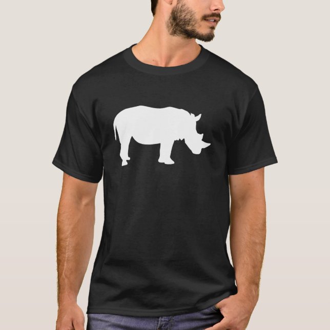 Camiseta Rinoceronte con cuerno (Anverso)