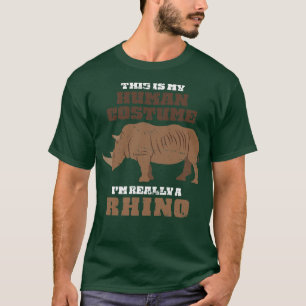Camiseta Rinoceronte Costuma animal rinoceronte