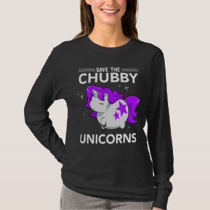 Camiseta Rinoceronte de rinoceronte gordo unicornio salva a