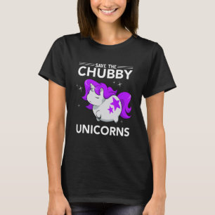 Camiseta Rinoceronte de rinoceronte gordo unicornio salva a